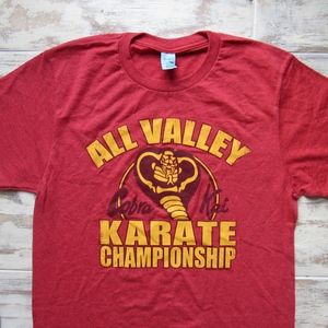 Karate Kid All Valley Champ Maroon Heather T-Shirt